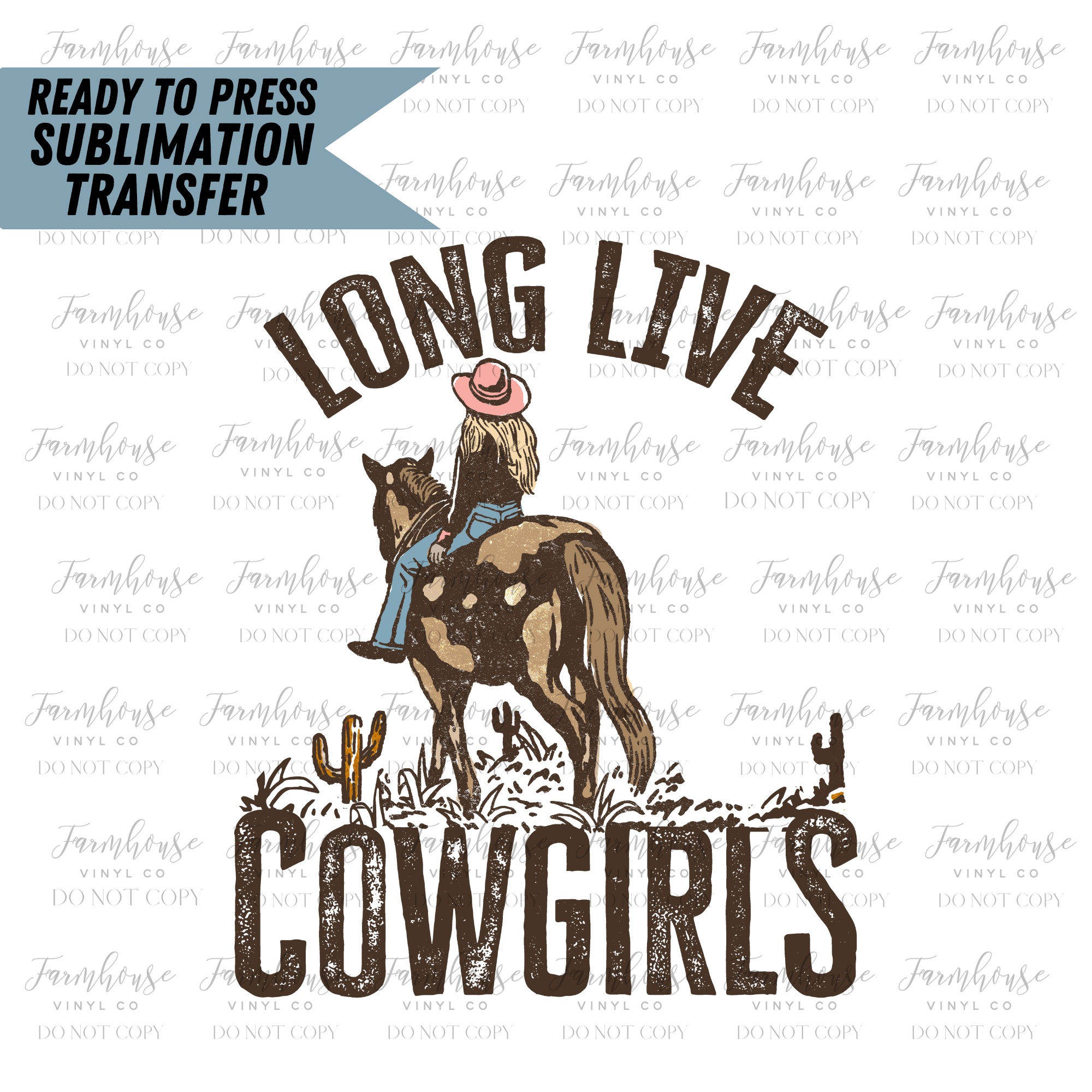 Sublimation Transfer Ready To Press - A Woman Wants Her Cowboy Like He  Wants His Rodeo Sublimation Transfer Ready To Press