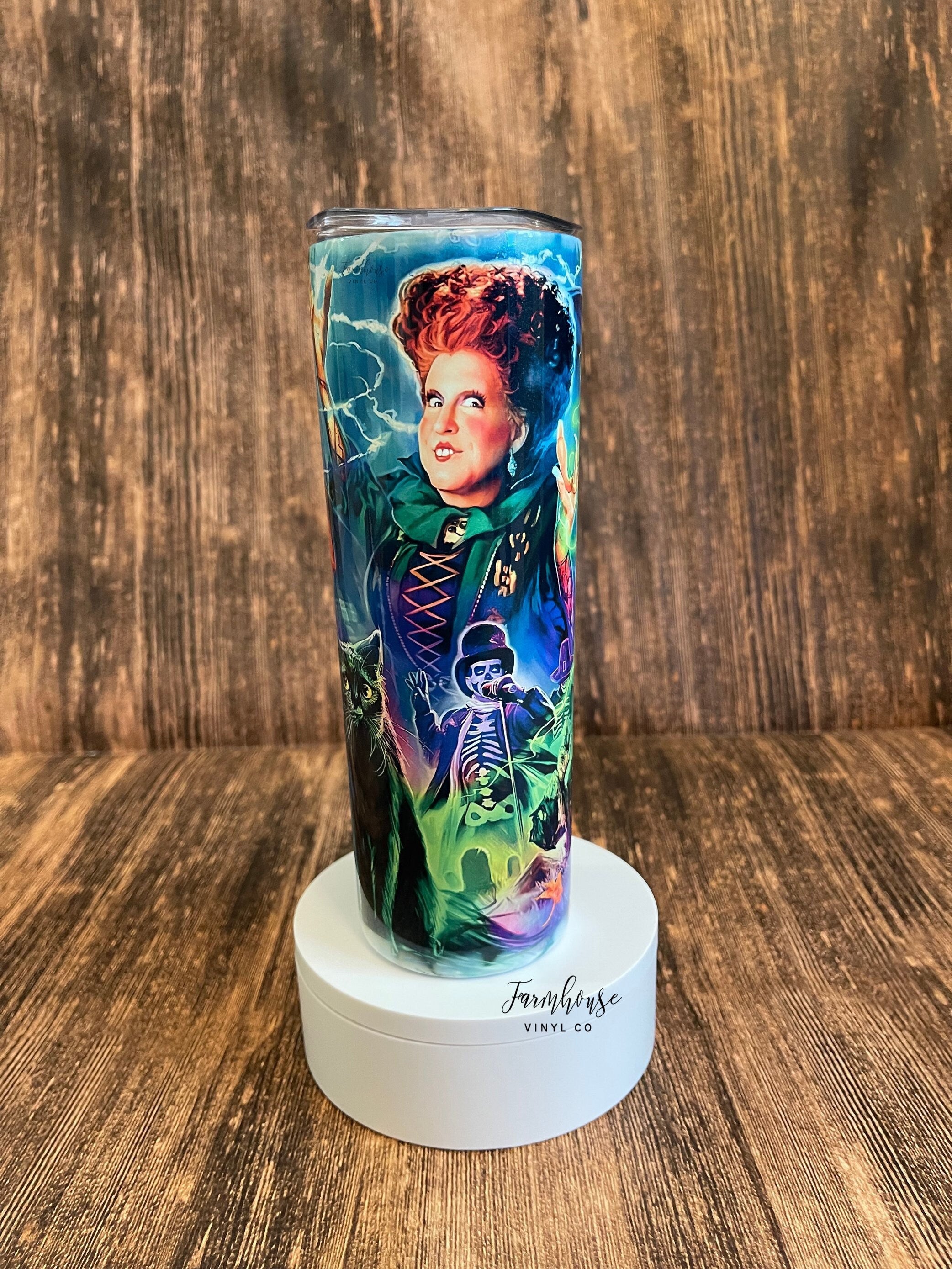 Hocus Pocus Sublimation Glass Jars and Stainless Steel Tumbler – TDA  Boutique