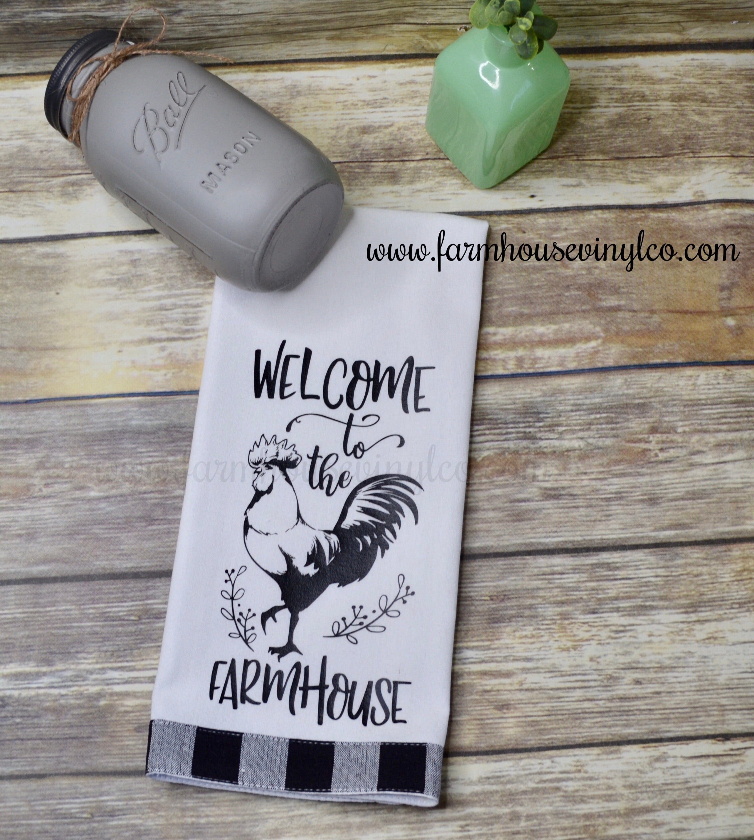 Farmhouse Cow Towel – Farmhouse Vinyl Co