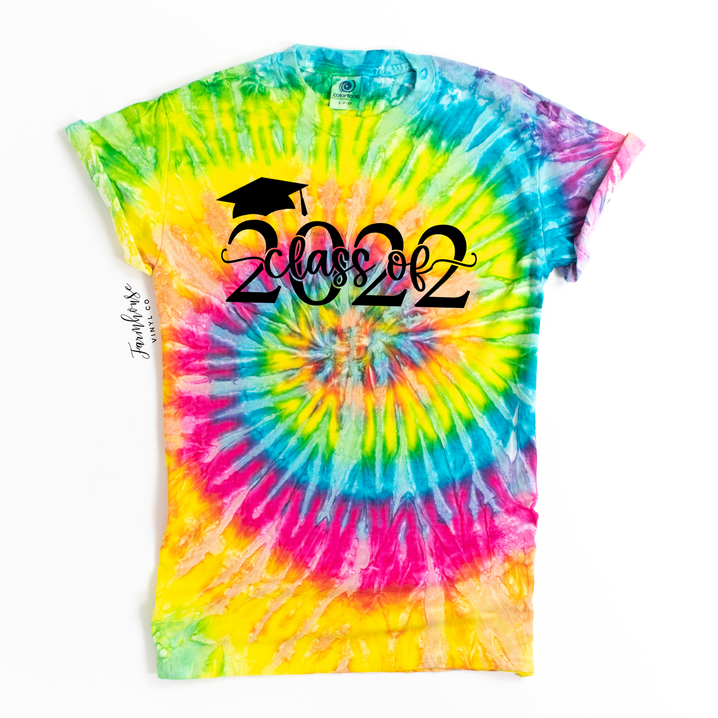 Tie Dye Class of 2022 Shirt - Farmhouse Vinyl Co