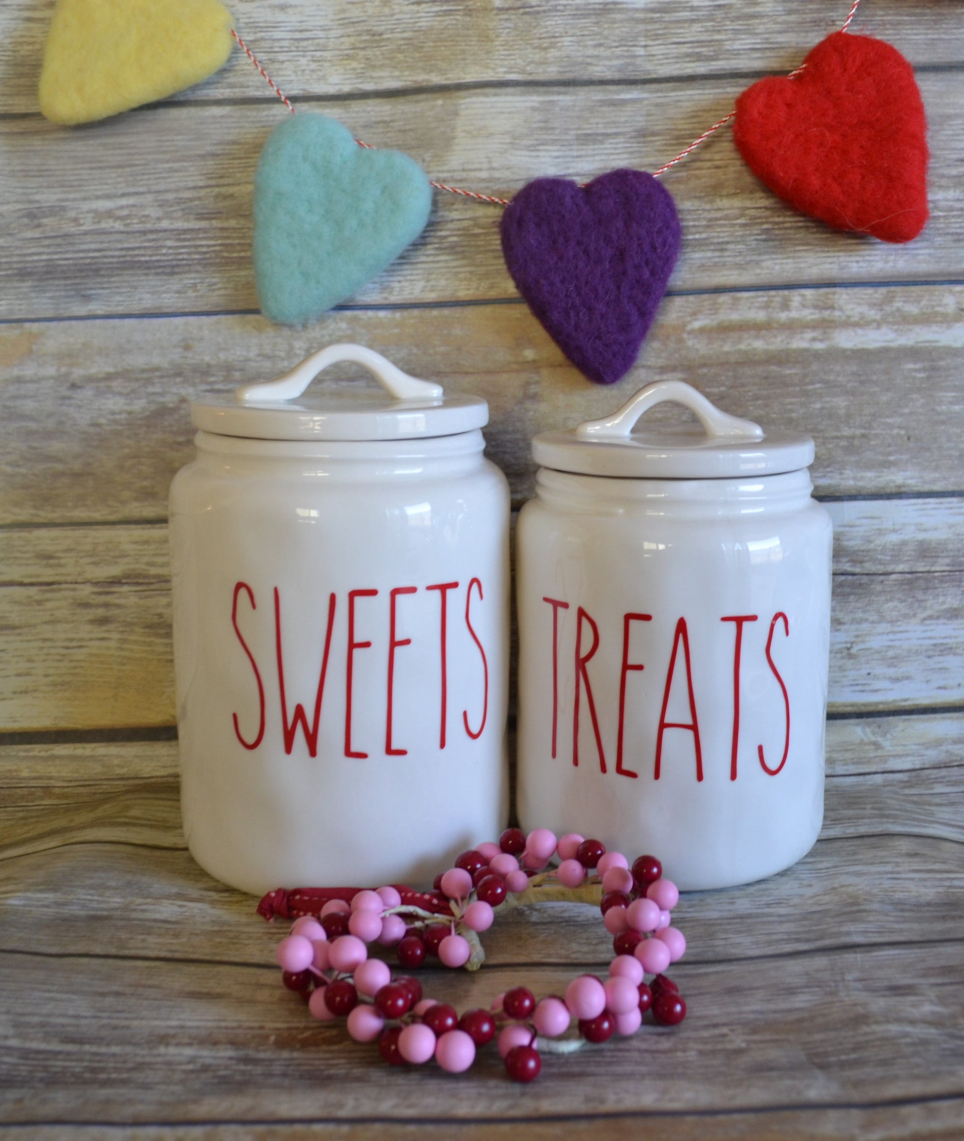 Farmhouse Valentine's Day Canister Decal - Farmhouse Vinyl Co