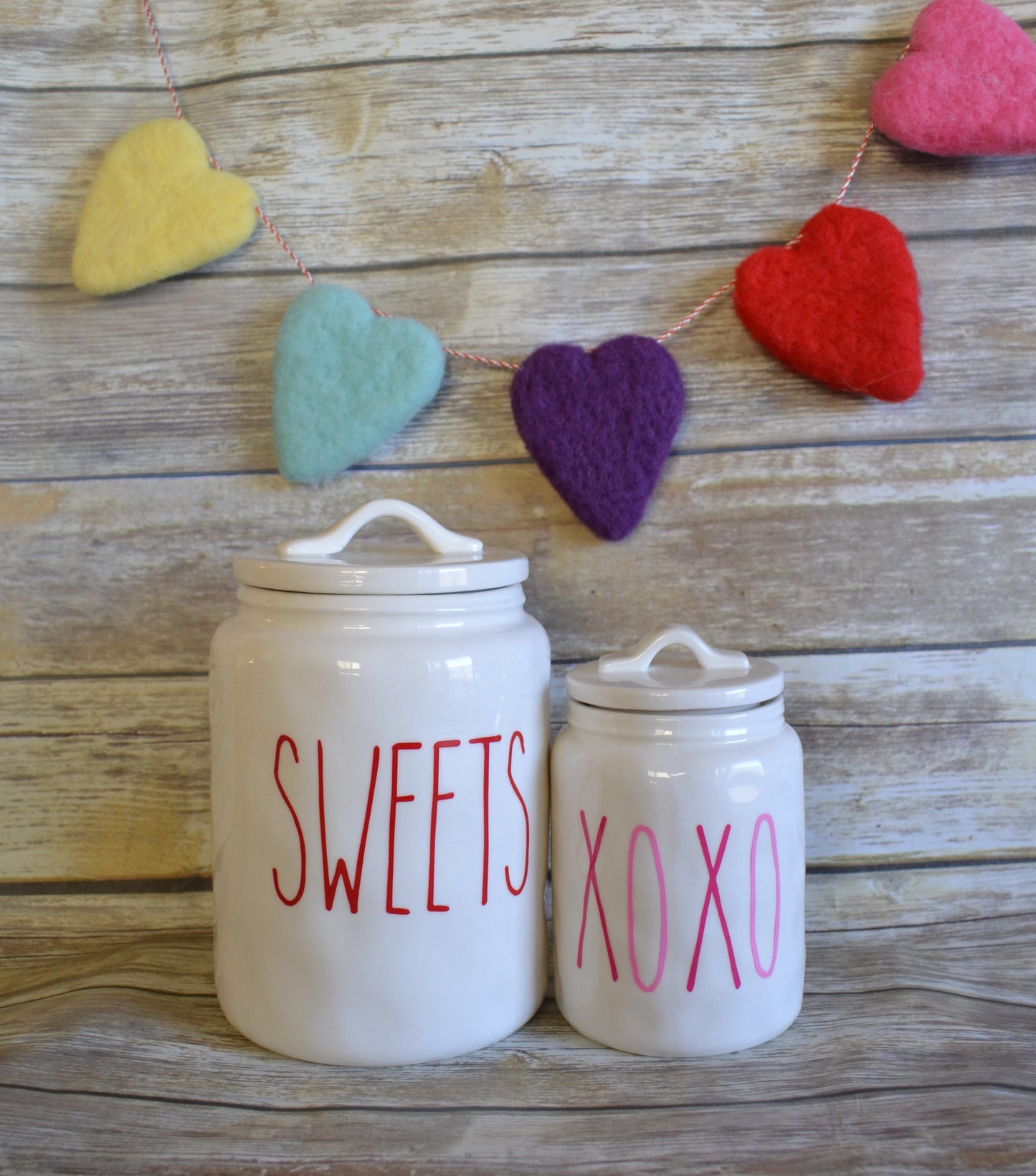 Farmhouse Valentine's Day Canister Decal - Farmhouse Vinyl Co