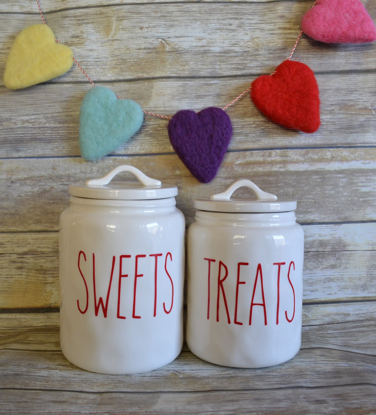 Farmhouse Valentine's Day Canister Decal - Farmhouse Vinyl Co