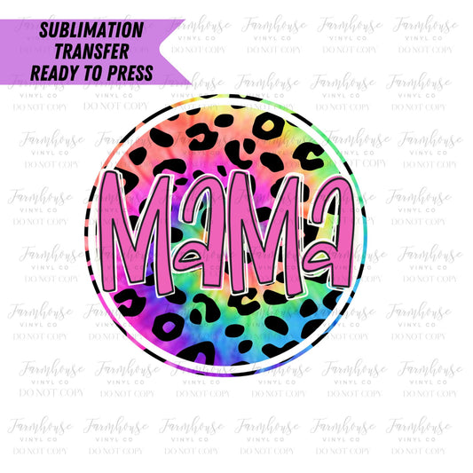 Mama Rock Leopard Design, Ready To Press, Sublimation Transfers, Subli –  Farmhouse Vinyl Co