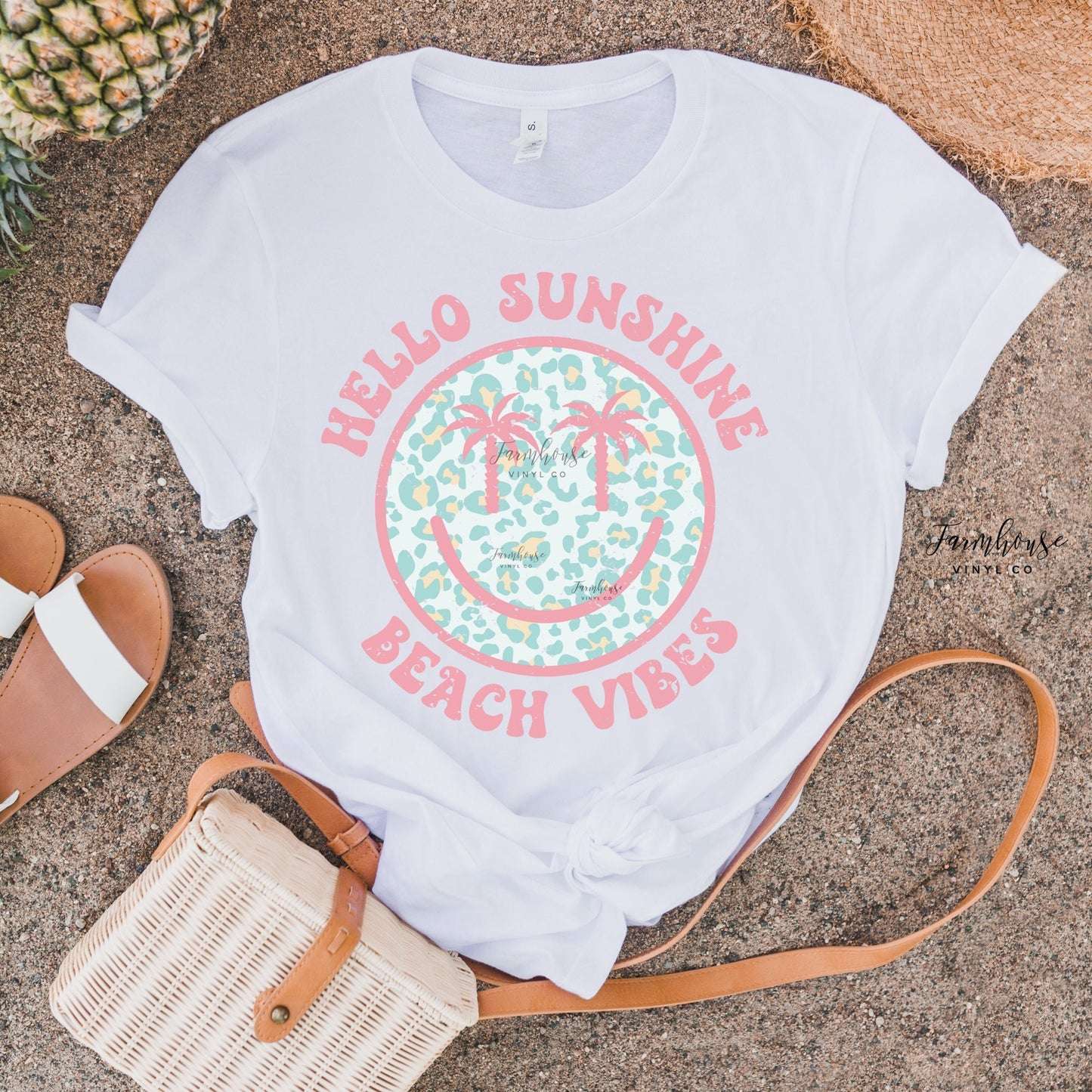 Hello Sunshine Face Shirt - Farmhouse Vinyl Co