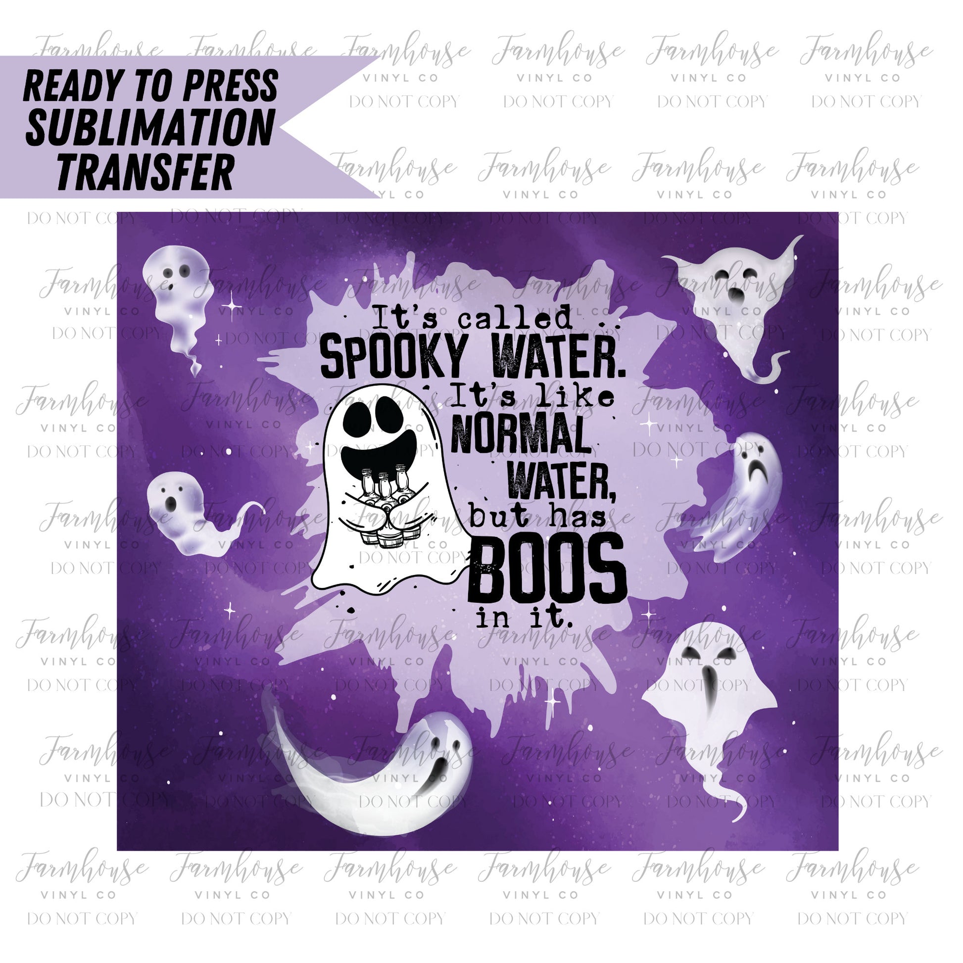 Purple Halloween Drip Tumbler, Sublimation Tumbler